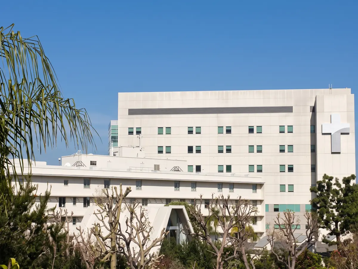 The main building of Providence Saint Joseph Medical Center in Burbank.